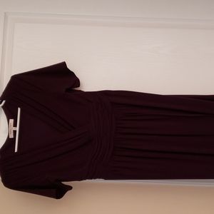 Wine colored dress